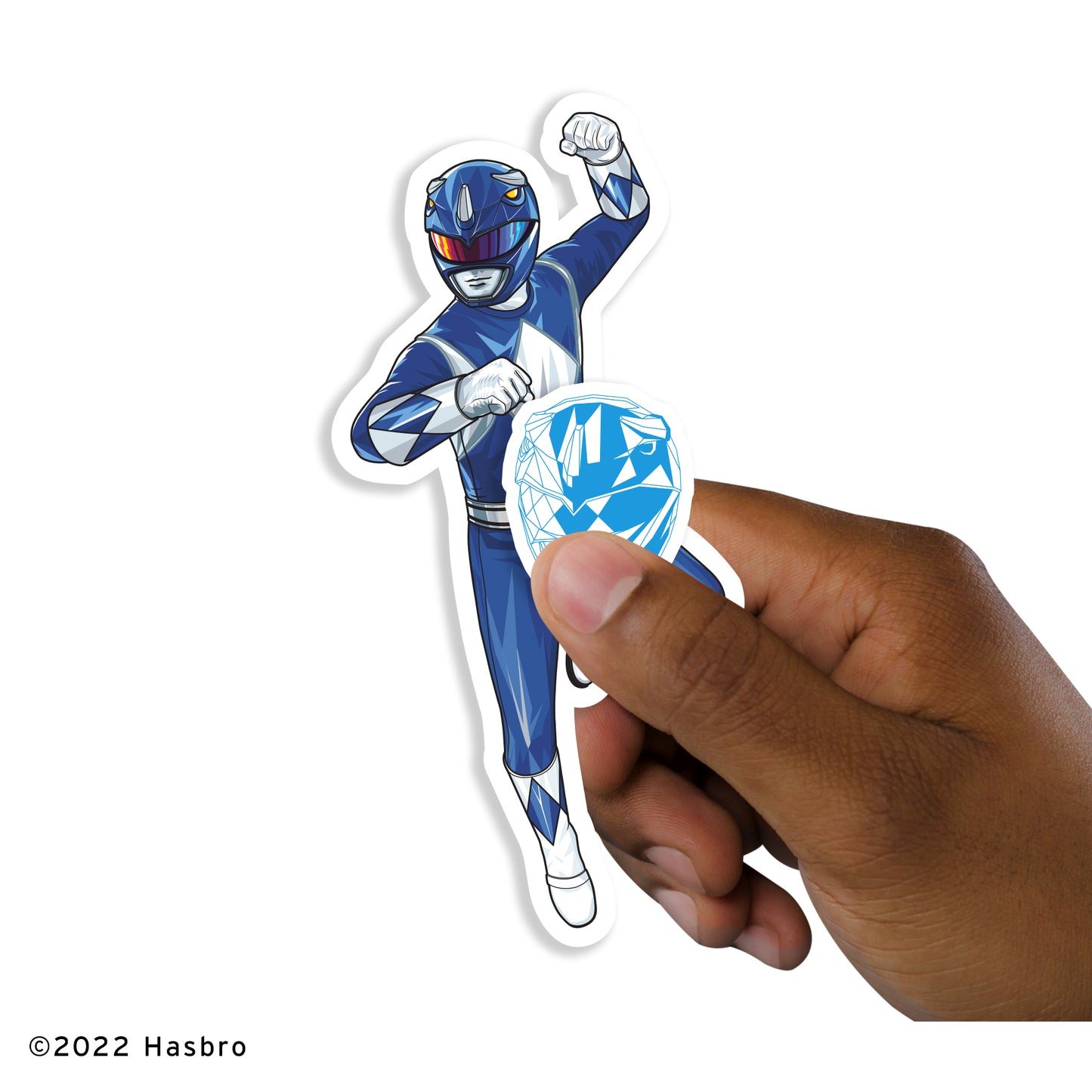 Power Rangers: Blue Ranger Minis - Officially Licensed Hasbro Removable Adhesive Decal