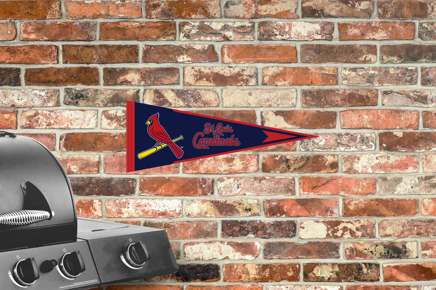 St. Louis Cardinals:  Pennant        - Officially Licensed MLB    Outdoor Graphic