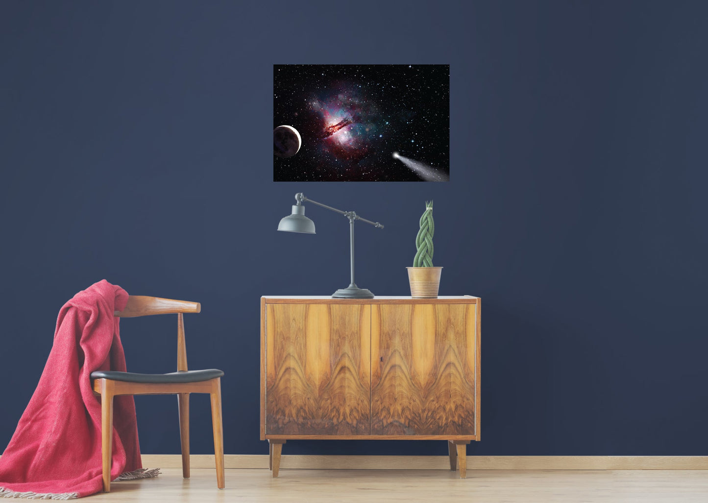 Planets: Asteroid Mural        -   Removable     Adhesive Decal