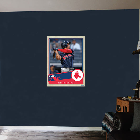 Boston Red Sox: Rafael Devers  Poster        - Officially Licensed MLB Removable     Adhesive Decal