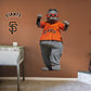 San Francisco Giants: Lou Seal  Mascot        - Officially Licensed MLB Removable Wall   Adhesive Decal
