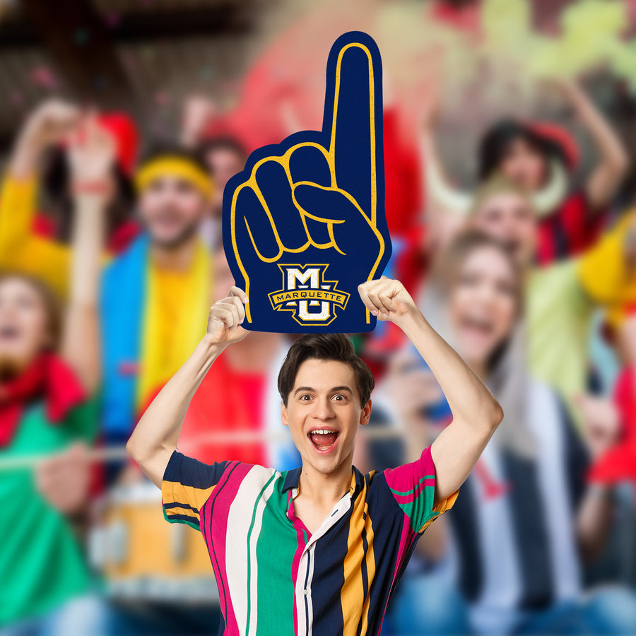 Foam Finger - Big Head - Official NCAA - Marquette Golden Eagles - Foam Core Cutout