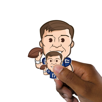 Buffalo Bills: Josh Allen  Emoji Minis        - Officially Licensed NFLPA Removable     Adhesive Decal