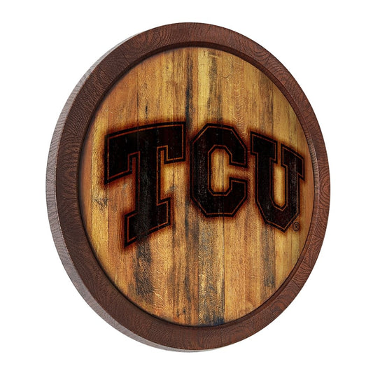 TCU Horned Frogs: Branded "Faux" Barrel Top Sign - The Fan-Brand