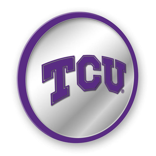 TCU Horned Frogs: Modern Disc Mirrored Wall Sign - The Fan-Brand