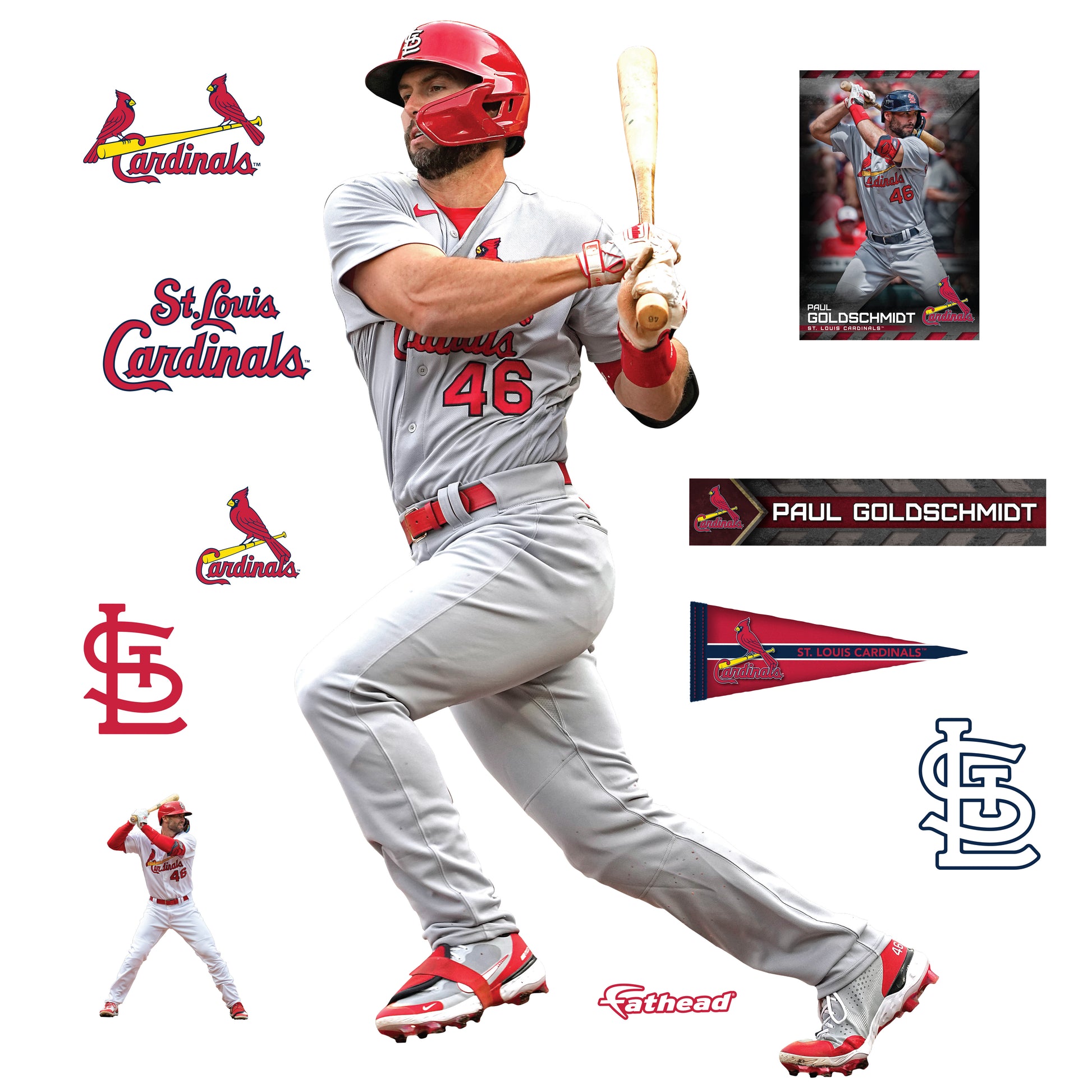 St. Louis Cardinals: Paul Goldschmidt 2022 - Officially Licensed