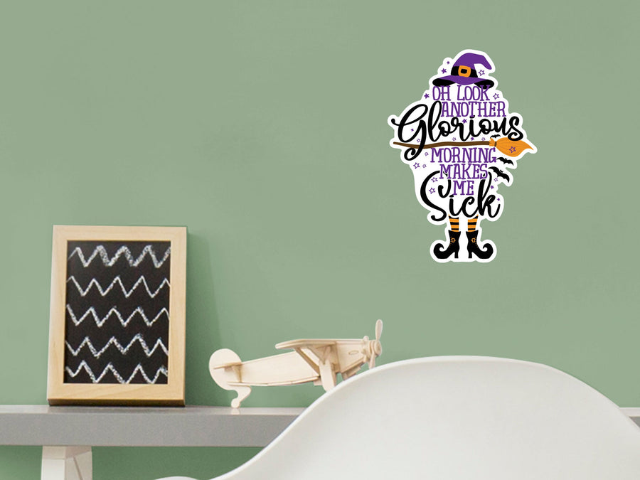 Halloween:  Another Glorious Morning Icon        -   Removable Wall   Adhesive Decal