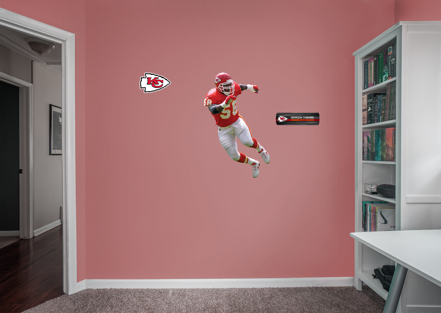 Kansas City Chiefs: Derrick Thomas 2021 Legend        - Officially Licensed NFL Removable Wall   Adhesive Decal