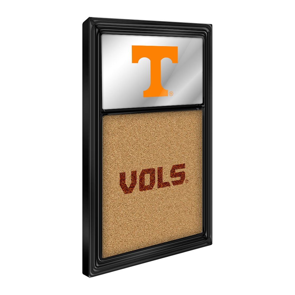 Tennessee Volunteers: Dual Logo - Mirrored Cork Note Board - The Fan-Brand