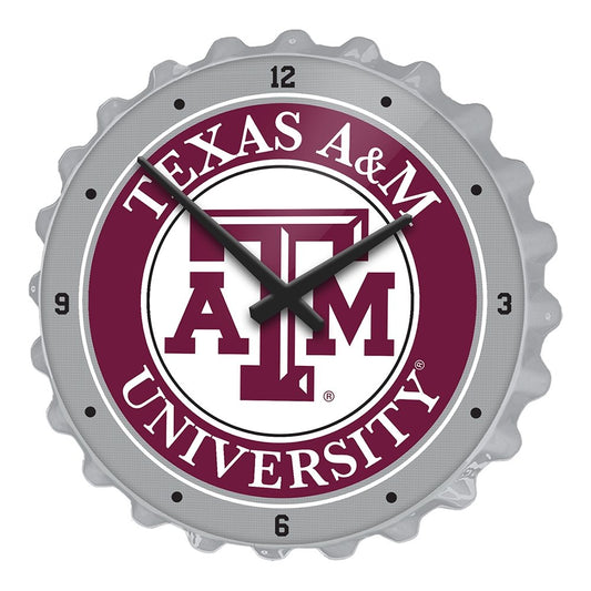 Texas A&M Aggies: Bottle Cap Wall Clock - The Fan-Brand
