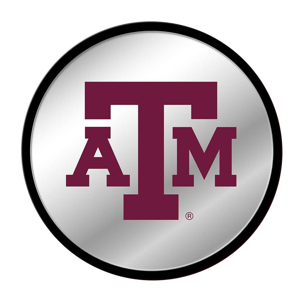 Texas A&M Aggies: Modern Disc Mirrored Wall Sign - The Fan-Brand