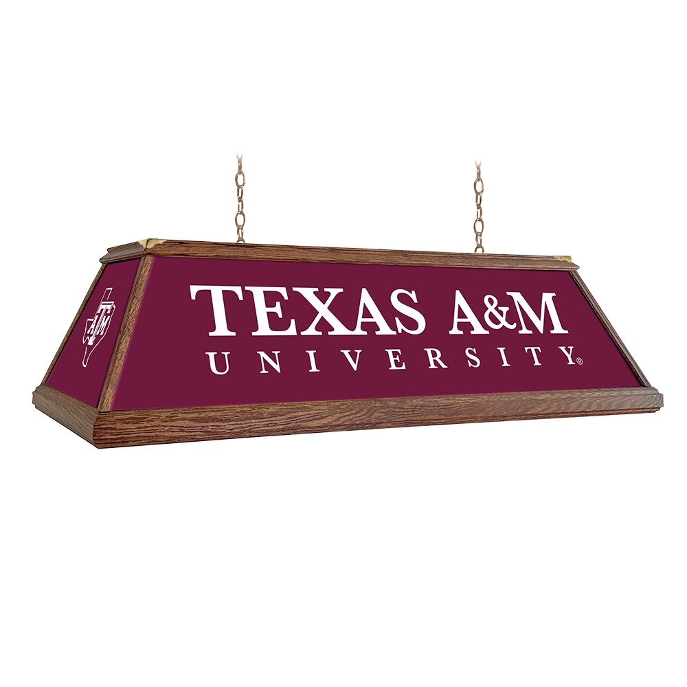 Texas A&M Aggies: Premium Wood Pool Table Light - The Fan-Brand