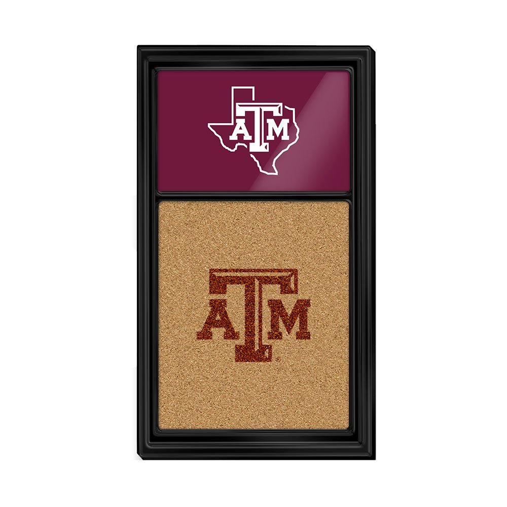 Texas A&M Aggies: Texas, Dual Logo - Cork Note Board - The Fan-Brand