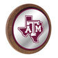Texas A&M Aggies: Texas - "Faux" Barrel Top Mirrored Wall Sign - The Fan-Brand