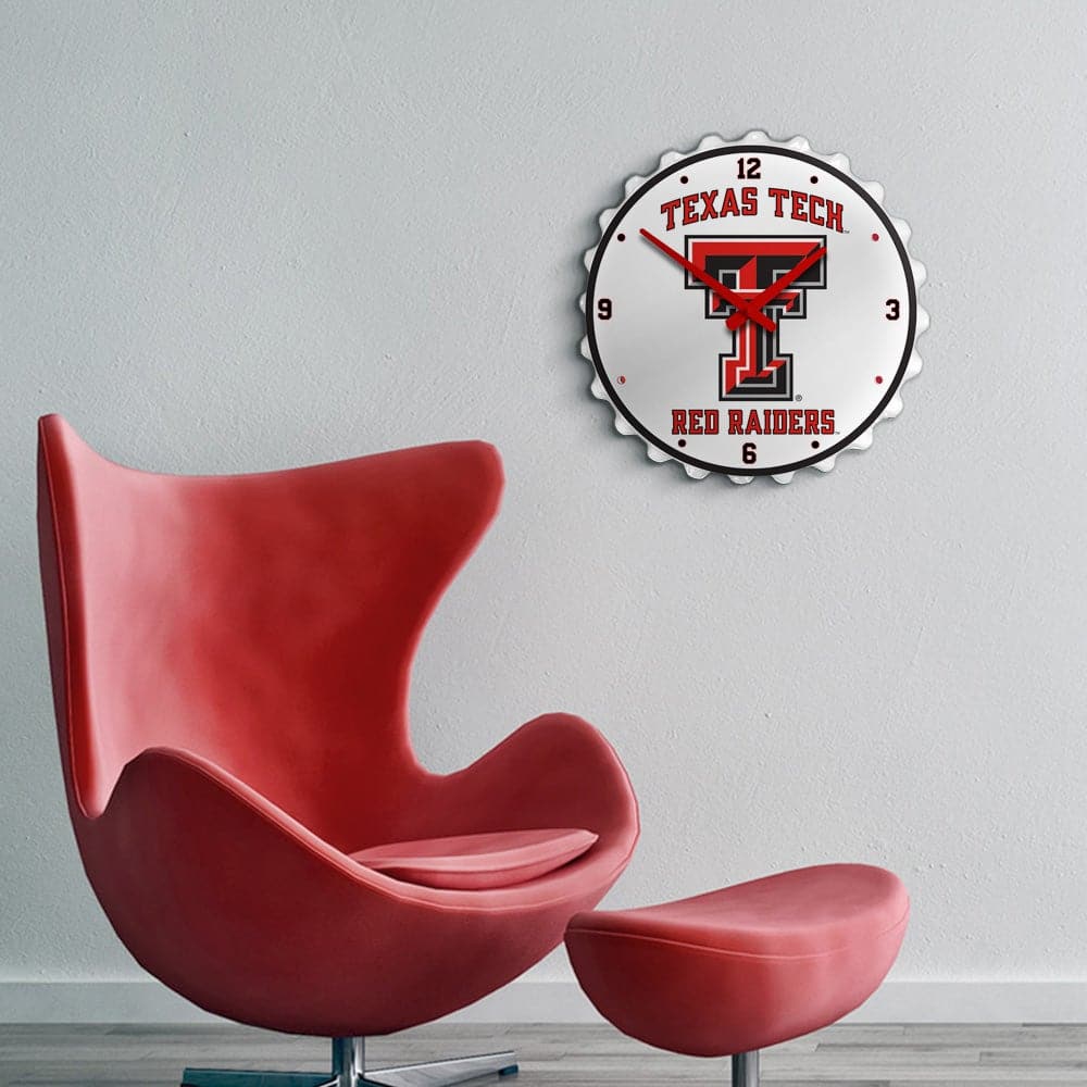 Texas Tech Red Raiders: Bottle Cap Wall Clock - The Fan-Brand