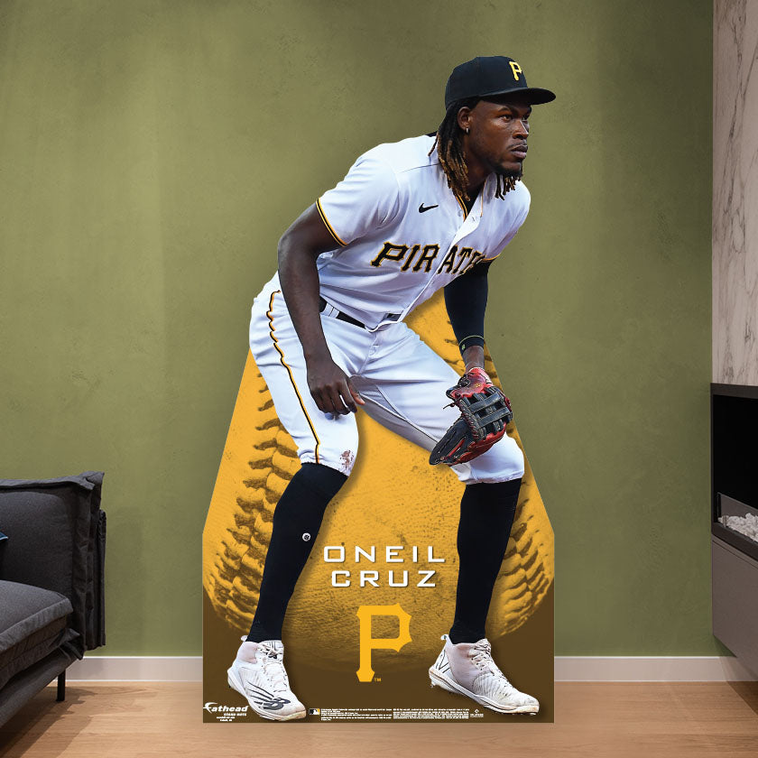 Oneil Cruz - Life-Size Stand Out - Official MLB - Pittsburgh Pirates - Foam Core Cutout