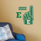 Eastern Michigan Eagles: Foam Finger - Officially Licensed NCAA Removable Adhesive Decal