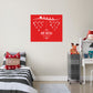Christmas:  Red Holiday Calendar Dry Erase        -   Removable     Adhesive Decal