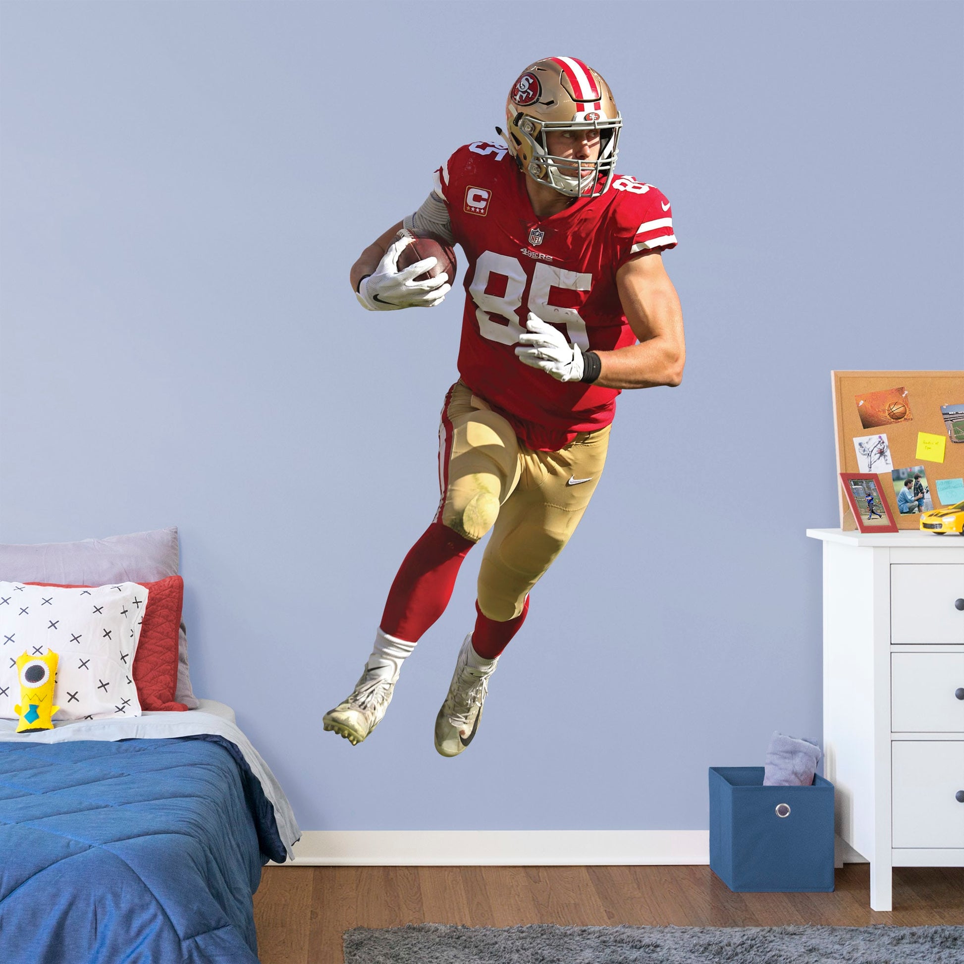 Customer-made Football Player Kids Personalized Any Name Bedroom Wall decal  decoration Art Mural Decal Sticker-You Choose Name