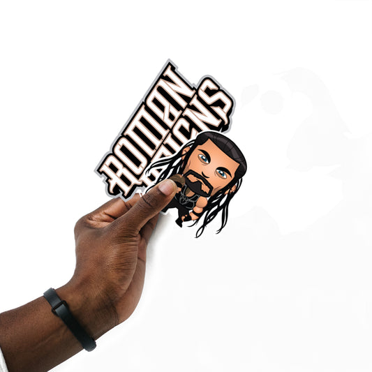 Sheet of 5 -Roman Reigns Minis        - Officially Licensed WWE Removable     Adhesive Decal