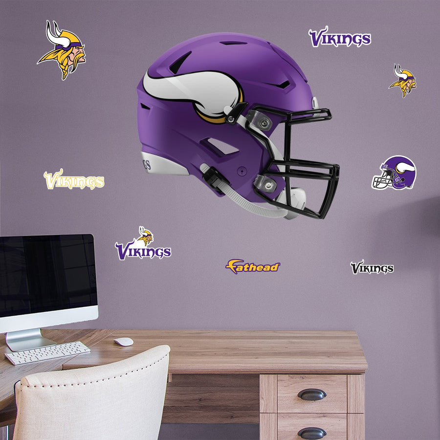 Minnesota Vikings - RealBig Helmet Collection - Official NFL - Reusable Vinyl Wall Decals #2
