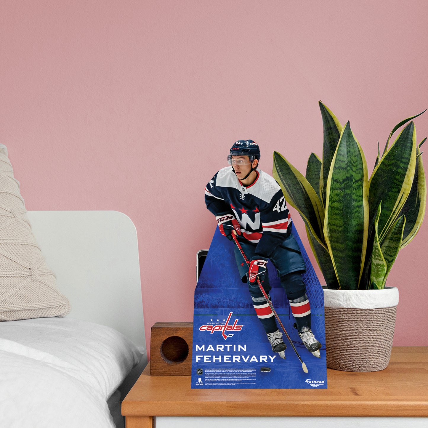 Washington Capitals: Martin Fehervary Mini Cardstock Cutout - Officially Licensed NHL Stand Out