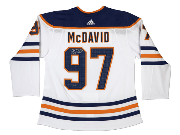 Connor MCDAVID Signed Edmonton Oilers HAND PAINTED 1/1 Pro Adidas
