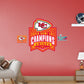 Kansas City Chiefs: Super Bowl LVII Champions Logo - Officially Licensed NFL Removable Adhesive Decal