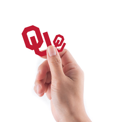Sheet of 5 -U of Oklahoma: Oklahoma Sooners 2021 Logo Minis        - Officially Licensed NCAA Removable    Adhesive Decal