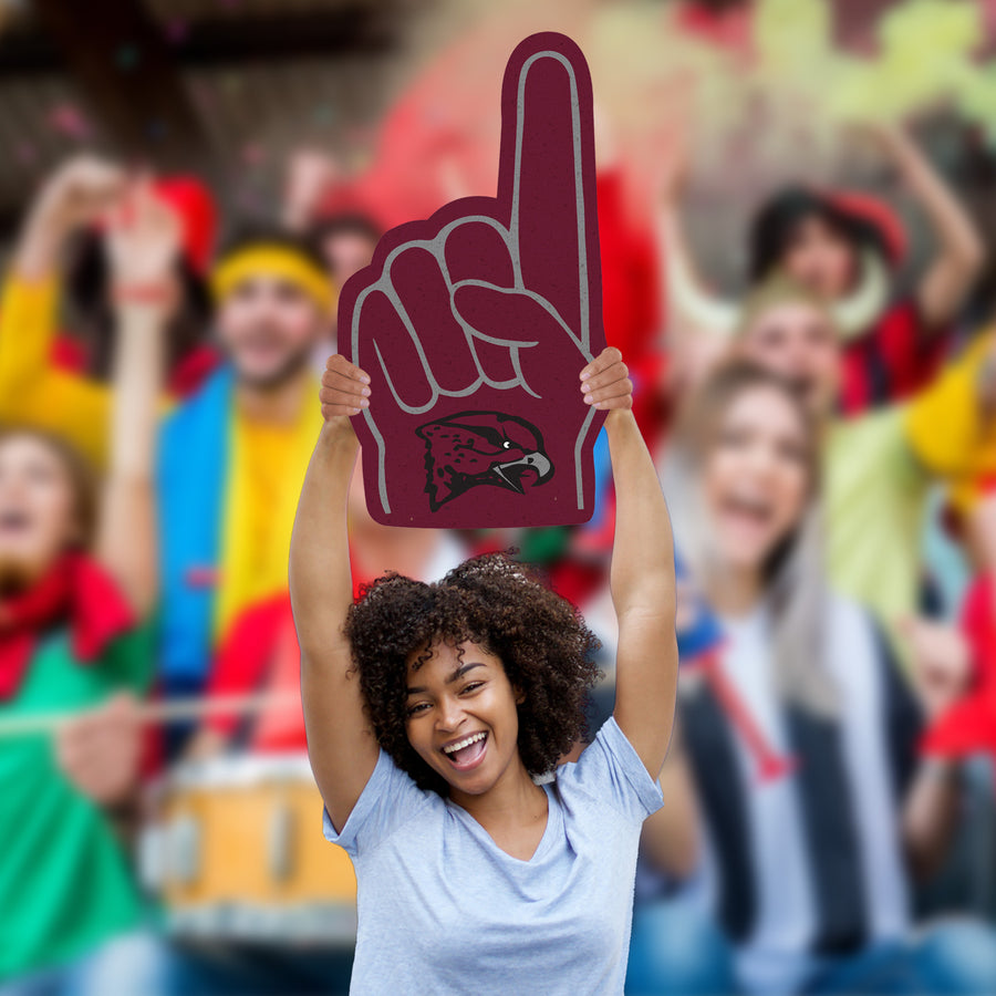 Foam Finger - Big Head - Official NCAA - Maryland Eastern Shore Hawks - Foam Core Cutout