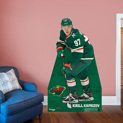 Minnesota Wild: Kirill Kaprizov 2021  Life-Size   Foam Core Cutout  - Officially Licensed NHL    Stand Out