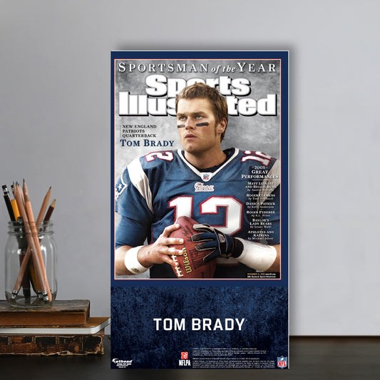 New England Patriots Qb Tom Brady, Super Bowl Xxxviii Sports Illustrated  Cover by Sports Illustrated