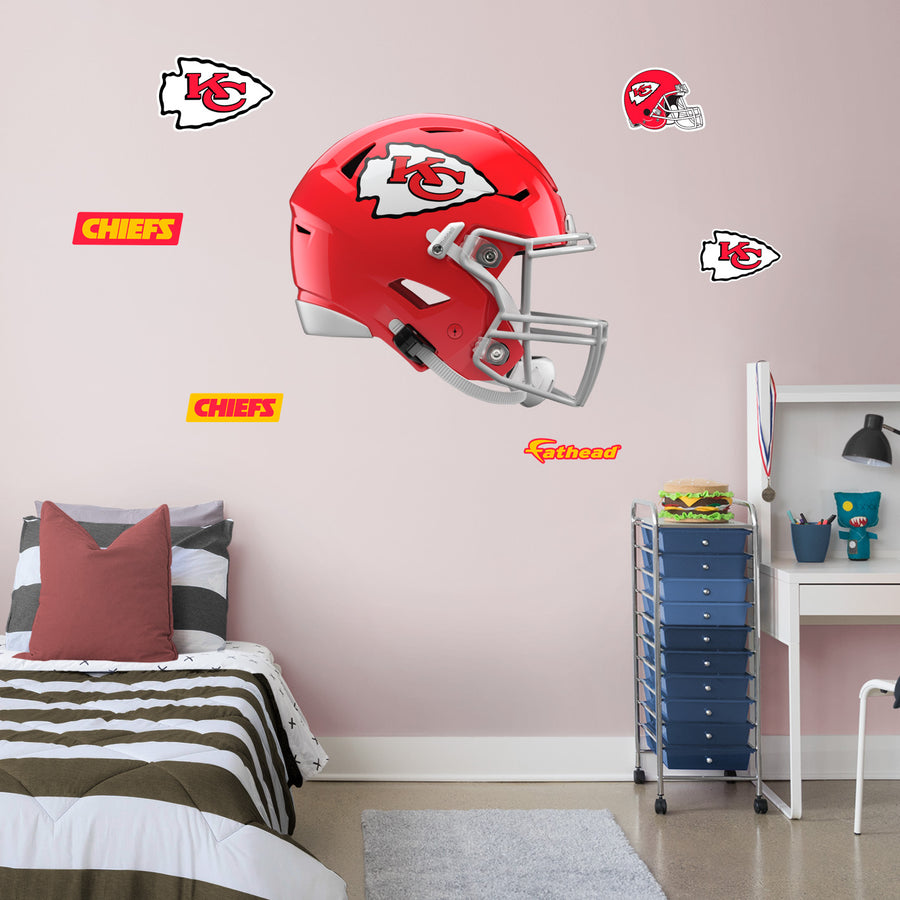 Kansas City Chiefs - RealBig Helmet Collection - Official NFL - Reusable Vinyl Wall Decals #2