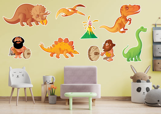 Dinosaur:  Prehistory Collection        -   Removable     Adhesive Decal