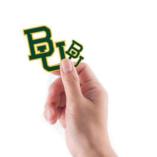 Sheet of 5 -Baylor U: Baylor Bears 2021 Logo Minis        - Officially Licensed NCAA Removable    Adhesive Decal