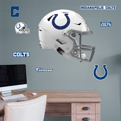 Indianapolis Colts: Helmet - Officially Licensed NFL Removable Adhesive Decal