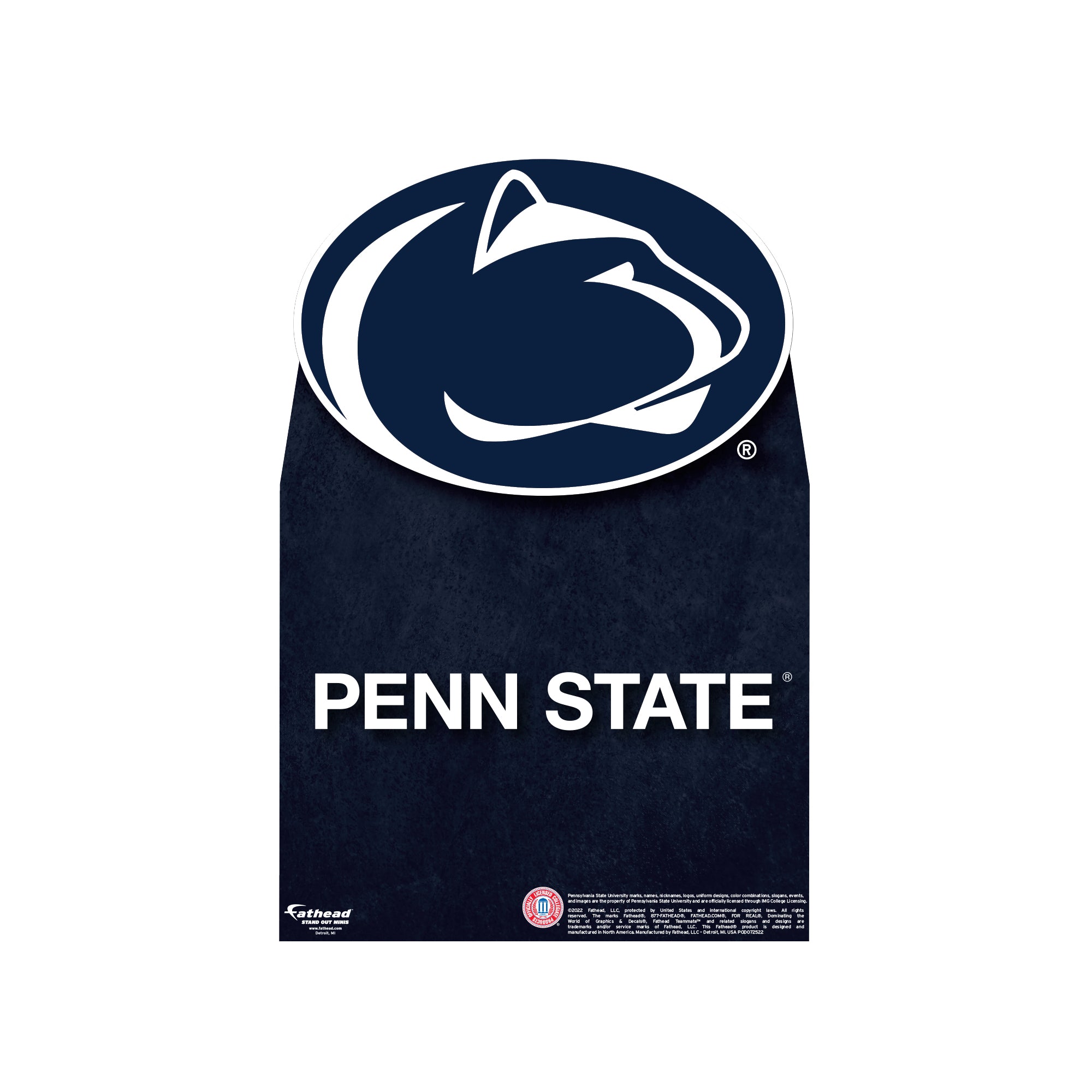 Penn State Nittany Lions Mini Cardstock Cutout Officially Licensed Fathead 1204