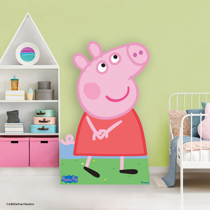 Peppa Pig: Peppa Stand out Life-Size Foam Core Cutout - Officially Licensed Hasbro Stand Out