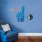 Dallas Mavericks:    Foam Finger        - Officially Licensed NBA Removable     Adhesive Decal