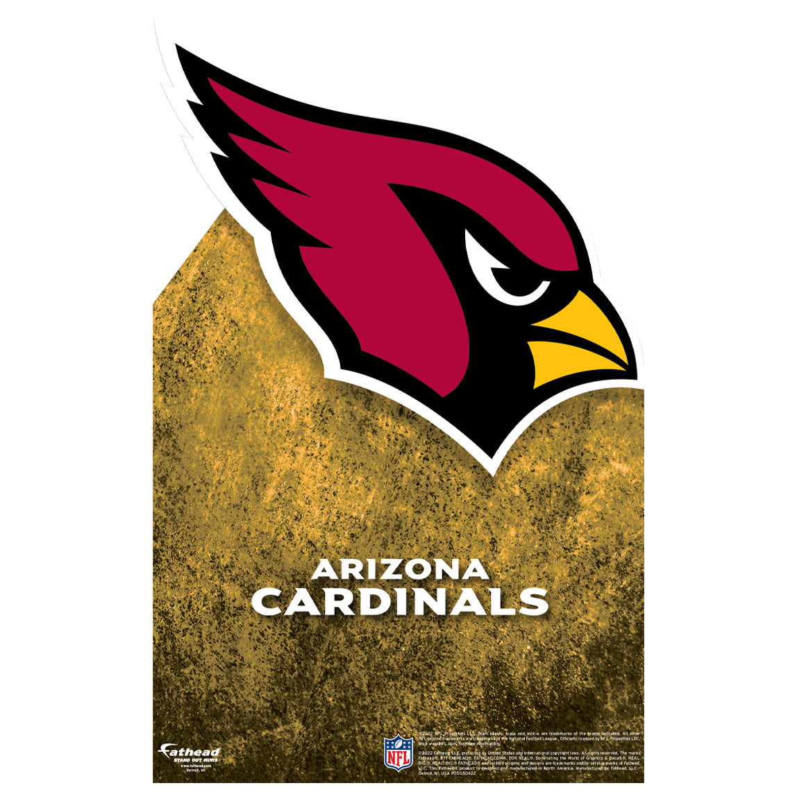 Arizona Cardinals: Logo Stand Out Mini Cardstock Cutout - Officially L ...