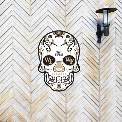 Wake Forest Demon Decons:  2022 Outdoor Skull        - Officially Licensed NCAA    Outdoor Graphic