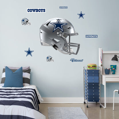 Dallas Cowboys: Helmet - Officially Licensed NFL Removable Adhesive Decal