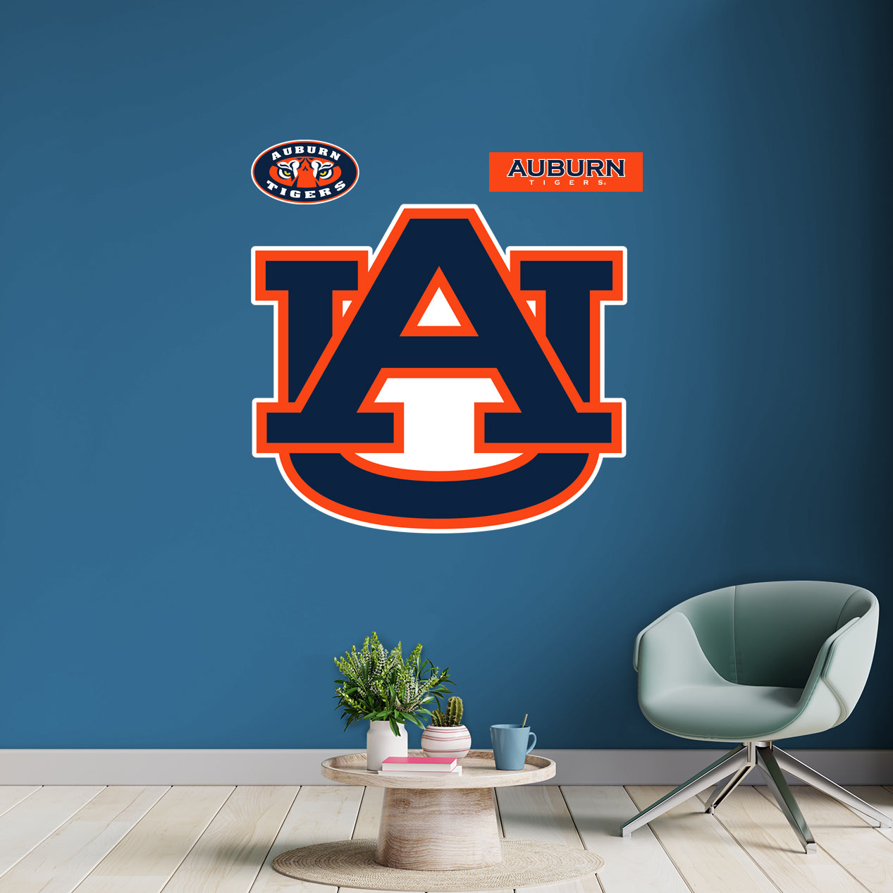 Auburn Tigers:   Logo        - Officially Licensed NCAA Removable     Adhesive Decal