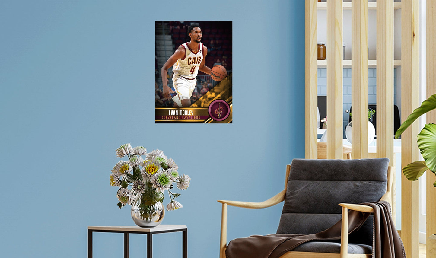 Cleveland Cavaliers: Evan Mobley Poster - Officially Licensed NBA Removable Adhesive Decal