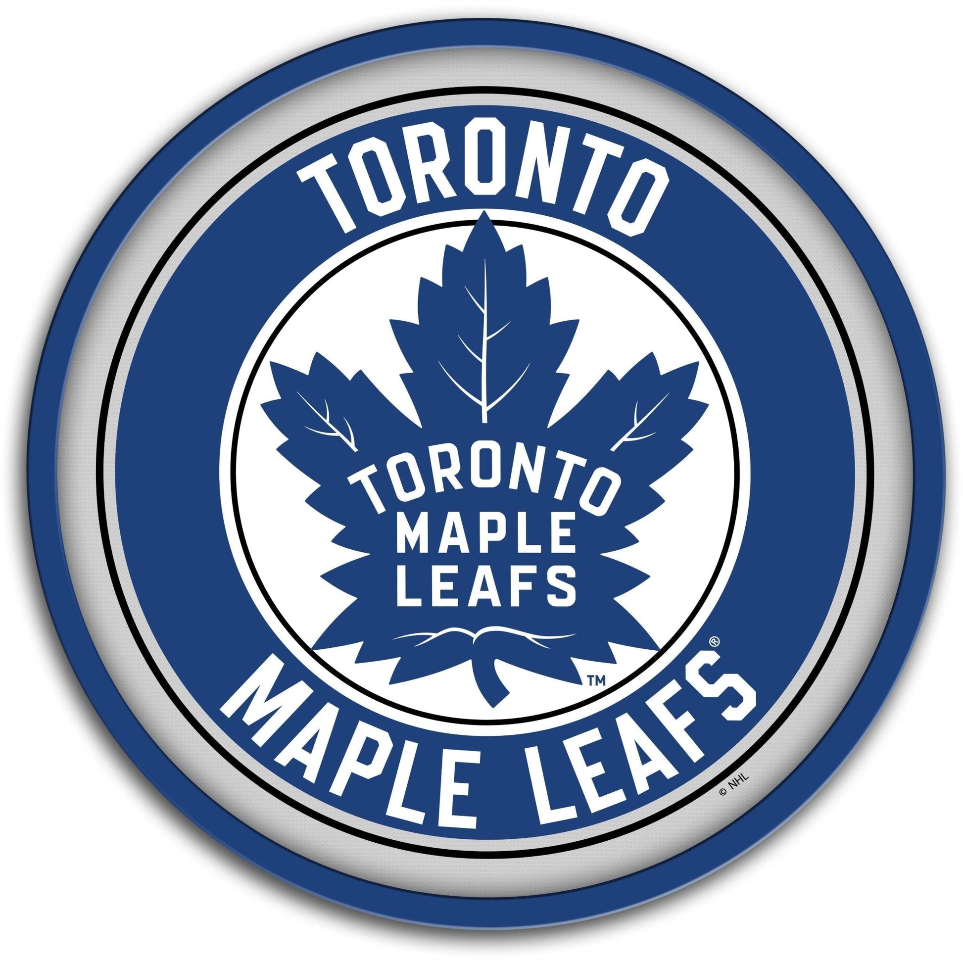 Toronto Maple Leaf: Modern Disc Wall Sign - The Fan-Brand