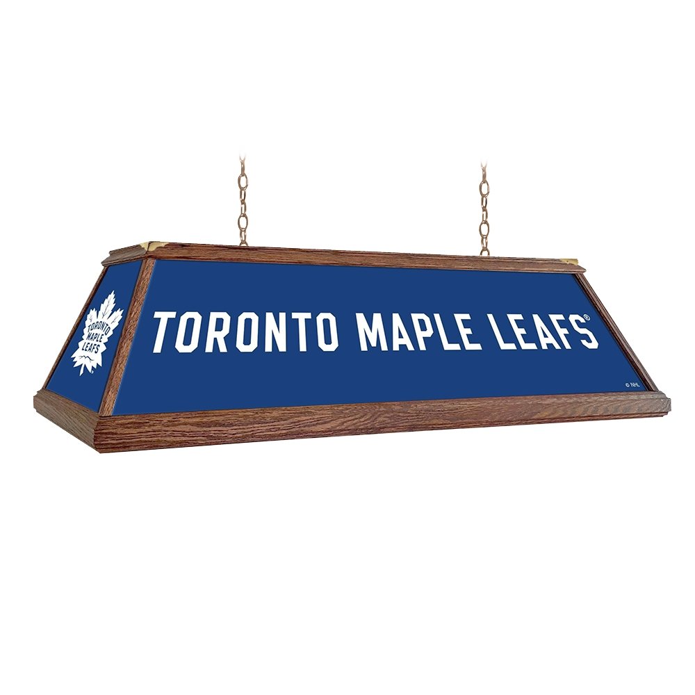 Toronto Maple Leaf: Premium Wood Pool Table Light - The Fan-Brand