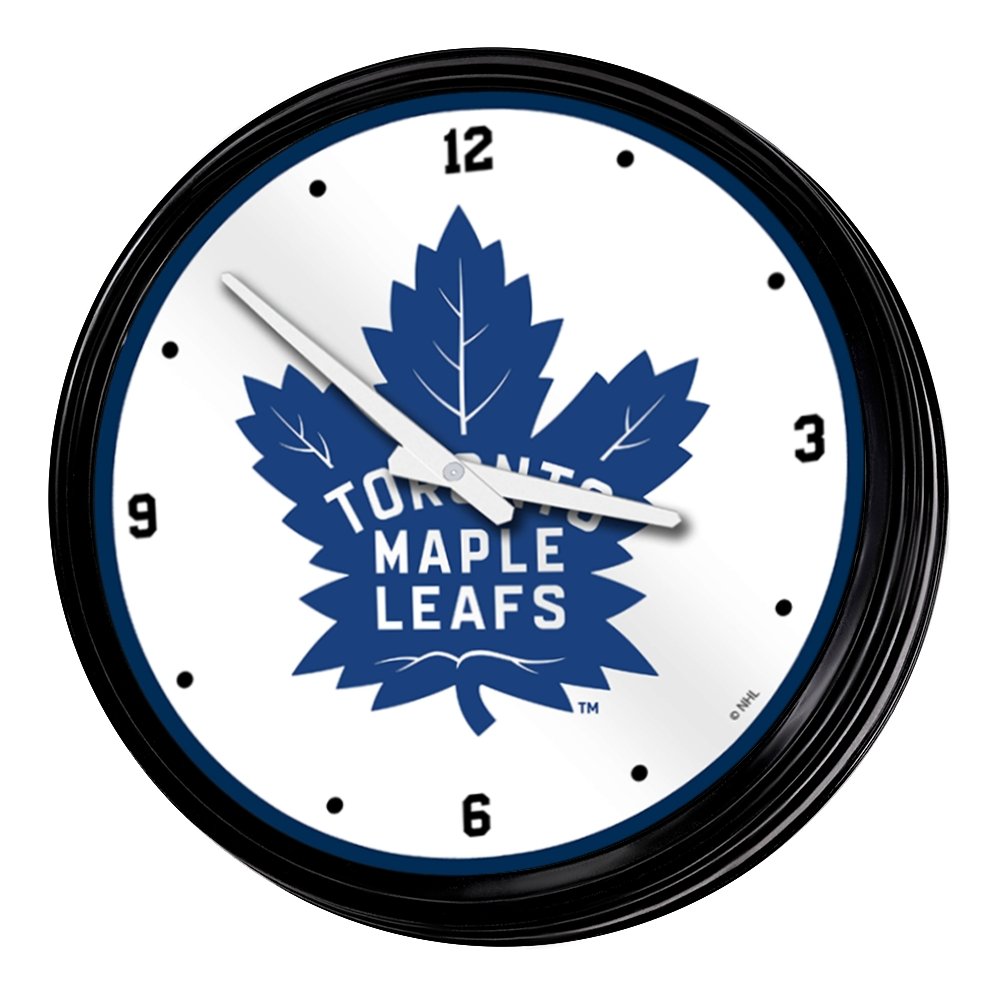 Toronto Maple Leaf: Retro Lighted Wall Clock - The Fan-Brand