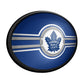 Toronto Maple Leafs: Oval Slimline Lighted Wall Sign - The Fan-Brand