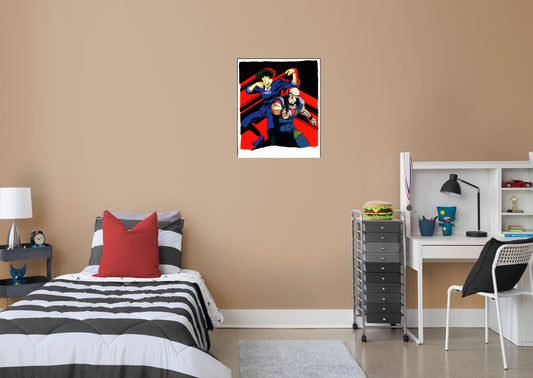 Cowboy Bebop: Spike and Jet Mural        - Officially Licensed Funimation Removable Wall   Adhesive Decal