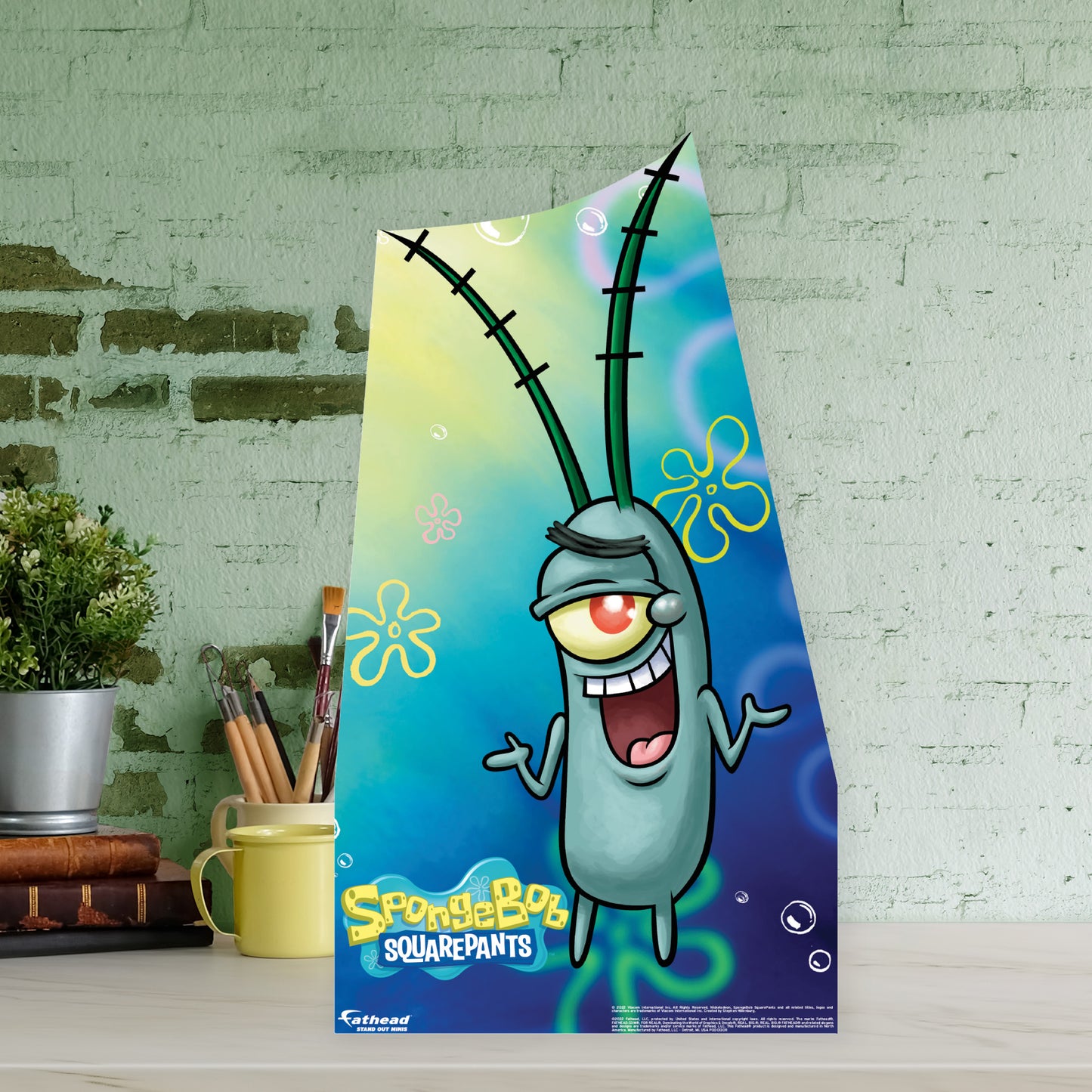 SpongeBob Squarepants: Plankton Mini   Cardstock Cutout  - Officially Licensed Nickelodeon    Stand Out